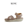 Sandal nữ đế xuồng quai chéo 4cm Kosu 32363