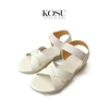 Sandal nữ đế xuồng quai chéo 4cm Kosu 32363