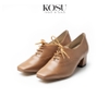 Giày da mũi vuông 5cm Oxford Kosu KS-23041