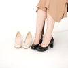 Giày cao gót mũi tròn 7cm Kosu K-26024