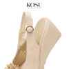 Sandal đế xuồng 8p hoa cúc Kosu 24012