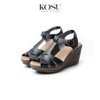 Sandal đế xuồng 8cm T-Strap Kosu KS-23002