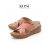 Dép nữ đế xuồng quai chéo 5cm Milky Milky 5351