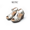 Sandal đế xuồng 8cm T-Strap Kosu KS-23002