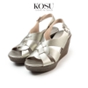 Sandal đế xuồng 8cm Slingback Kosu KS-23003