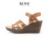 Sandal đế xuồng 8cm Ankle Strap Kosu KS-23001