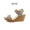 Sandal nữ đế xuồng 8cm Kosu K-20932