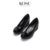 Giày da phối mũi bóng 6,5cm Kosu K-26063