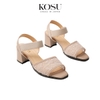 Sandal cao gót ankle strap 5,5cm Kosu K-25090