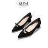 Giày cao gót đính ngọc Yuka 3,5cm Kosu K-2686S