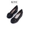 Giày da phối nơ 5,5cm Kosu K-24M22
