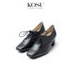 Giày da mũi vuông 5cm Oxford Kosu KS-23041
