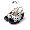 Sandal đế xuồng 8cm Slingback Kosu 24980