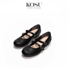 Giày da đế bệt 2 quai 2,5cm Kosu K-26264