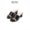 Dép cao gót đế vuông 7cm Kosu K-25317