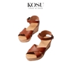 Sandal đế xuồng Ankle Strap 5,5cm Kosu K-25M27