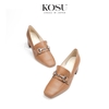Giày da mũi vuông 5cm Loafer Kosu 2016