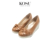 Giày da phối nơ 5,5cm Kosu K-24M22