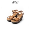 Sandal đế xuồng 8cm Ankle Strap Kosu K-23004