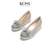 Giày da phối nơ 5,5cm Kosu K-26637