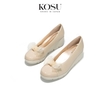 Giày da phối nơ 5,5cm Kosu K-26637