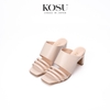Dép cao gót đế vuông 7cm Kosu K-25018