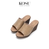 Dép đế xuồng viền hoa 8cm Kosu K-25M19