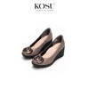 Giày da hoa trà Hana 7cm Kosu K-2606P