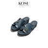 Dép đế xuồng phối belt 4cm Kosu K-2681N