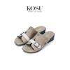 Dép đế xuồng phối belt 4,5cm Kosu 1681