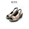 Sandal đế xuồng 7,5cm sequin Kosu K-24011