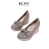 Giày da đính nơ 7cm Kosu K-24M26