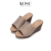 Dép đế xuồng viền hoa 8cm Kosu K-25M19