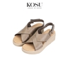 Sandal đế xuồng 5,5cm Cushii Kosu K-24223
