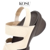 Sandal Gummi đế xuồng 5cm Re:getA R2682