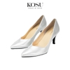 Giày da mũi chữ V Classic 8cm Kosu K-24017