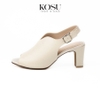 Cao gót da thật 7cm Open Toe Kosu K-23014