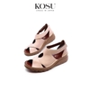 Sandal nữ da thật Leather Kosu ELF-0076