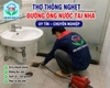 Thợ Thông Nghẹt Ống Thoát Nước Tại Phường Hạnh Thông Giá Tốt