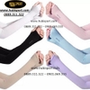 Ống tay chống nắng xỏ ngón Aqua Cool Let's Smile