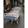 Giường y tế 2 tay quay có bánh xe