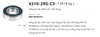 Vòng bi cầu 6310-2RS-C3 bằng thép