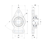 Gối đỡ UCFA-212 SKF