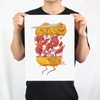 Burger Gỏi Cá Art Print