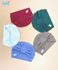 Mũ turban cho bé màu trơn vân kẻ