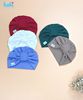 Mũ turban cho bé màu trơn vân kẻ