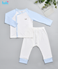 Bộ sơ sinh cài chéo, tay raglan phối màu BB036