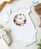 Bodysuit cộc tay vai chồm cho bé BC006