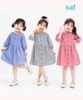 Váy kẻ tay raglan HK489