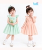 Váy bé gái cổ vuông tay cánh tiên HK525
